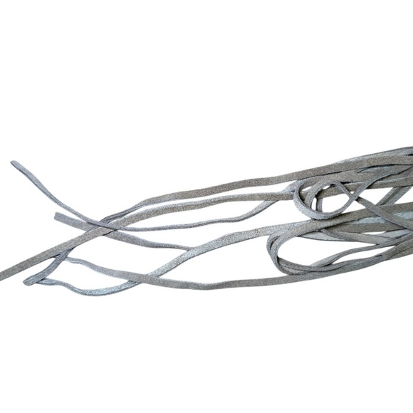 Sky Top Western Leopard Chic Leather Halter Top Strappy halter tie straps XS y2k - Picture 5 of 16